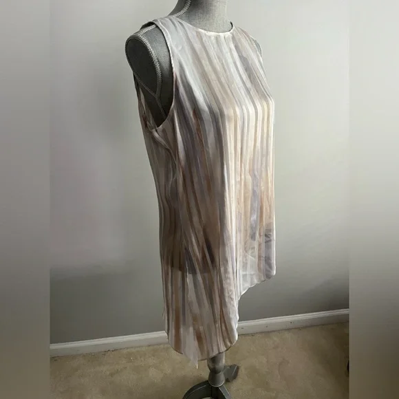 WHBM Watercolor Stripe Tunic Size Medium - Picture 10 of 10